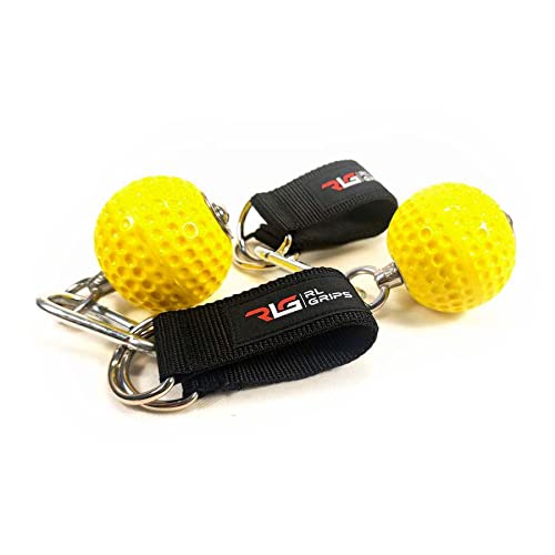 RL Grips™ Ball Grips, Bolas de Agarre para Entrenamiento de Fuerza, Bolas de tracción para calistenia, Escalada y Fitness