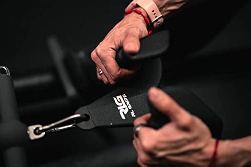 RL Grips™ Close Pronate Agarre Cerrado para poleas de Gimnasio, Power Grip, Barra de tracción, Mango Neutro Accesorio ergonómico Gym Jalon Remo, Agarre para Entrenamiento en Cable