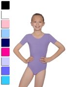 Roch Valley Short Sleeved Leotard Prim-Maillot de Ballet de Manga Corta, Mujer, Blanco, Ladies 10/12 (Adults) 4