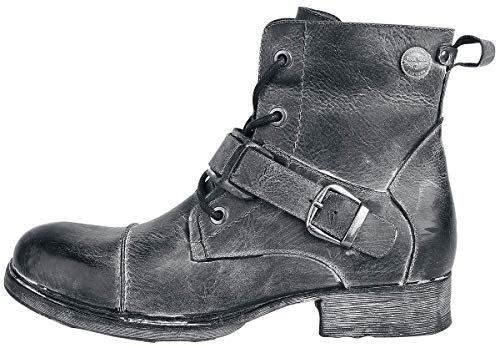 Rock Rebel by EMP Last Man Standing Hombre Botas Gris EU47, Piel, Vintage