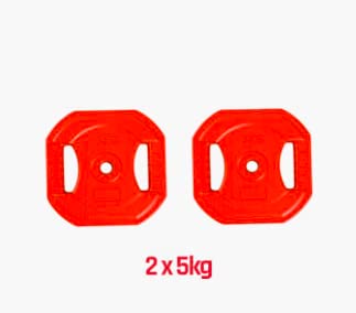 Rock&Fit Discos Discos Body Pump 25mm (2 x 5 Kg)