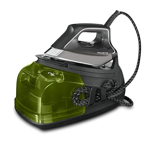 Rowenta Perfect Steam Pro DG8626 Centro de Planchado, Autonomía Ilimitada con 6.9 Bares, Golpe 450 Vapor Contínuo de 120 g/min, Suela Microsteam Laser 400, Función Eco, Depósito Cal