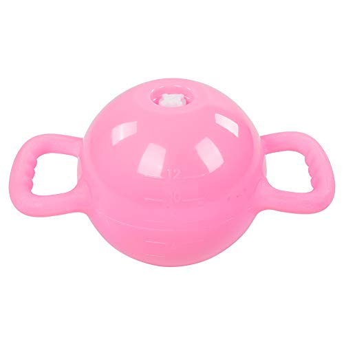 Ruiqas Pesas rusas de fitness con relleno de agua para yoga, equipo de entrenamiento para adelgazar, pilates, ejercicio doméstico, color rosa