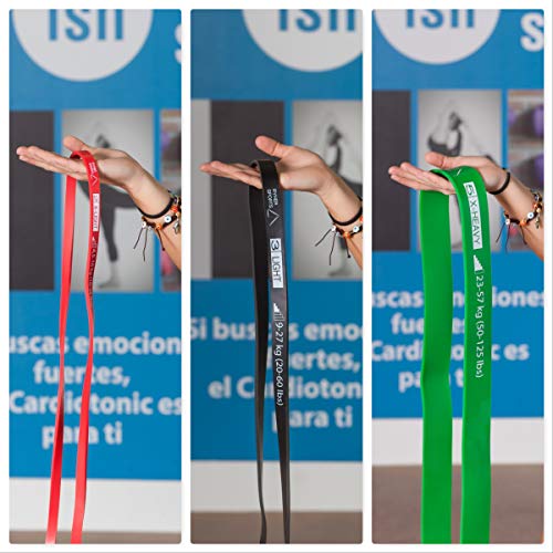 Ryher Set de Bandas elasticas para Crossfit, dominadas, Asistente para pullups o Levantamiento de Pesas – Bandas de Resistencia - Incluye Manual y Bolsa