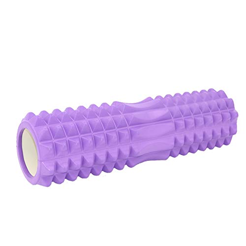 Rysmliuhan Shop Rodillo De Espuma Rulo Pilates Suave Rodillo de Espuma Tiempo Rodillo de Espuma Palo de Masaje de Rodillo Muscular Masajeador de Espalda de 2-Purple,45cm