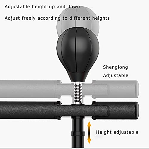 Saco de boxeo para adultos dispositivo de entrenamiento para esquivar en casa giratorio de 360 ° pelota de velocidad Sanda para interiores ideal para entrenamiento ejercicio para aliviar el estrés