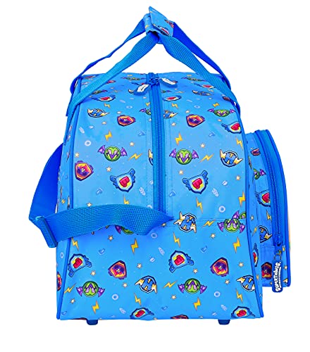 Safta Bolsa de Deporte de Superthings Serie 7, 400x230x240 mm, Azul/Multicolor