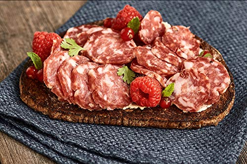 Salchichón Contadino Salumi Pasini® | 5 Ud - 650 g de embutido | Salchichón pequeño poco curado | Embutido tradicional italiano