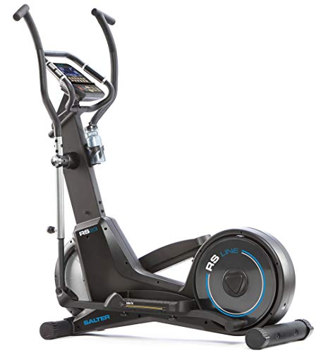 SALTER Elíptica RS-23 Zancada 42cm, programas de Entrenamiento, Soporte para móvil, Volante inercia Equivalente a 22kg, Uso Semi-Profesional.