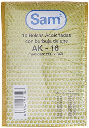 SAM 16 - Bolsa de burbujas, 10 unidades