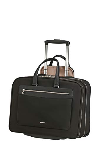 Samsonite Zalia 2.0 Maletín para portátil de 15,6" con Ruedas, 43 cm, 24 L, Negro (Black)