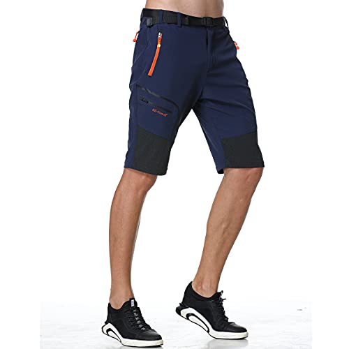 SANMIO Pantalones Aire Libre de Hombre Convertible Pantalones Cortos Trekking Senderismo Secado Rápido Pantalón Funcionales Escalada Correr Montar Caminar Pantalones