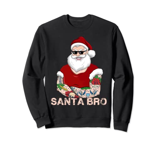 SANTA BRO entrenamiento regalo de Navidad. Gimnasio Navidad regalo Santa Sudadera