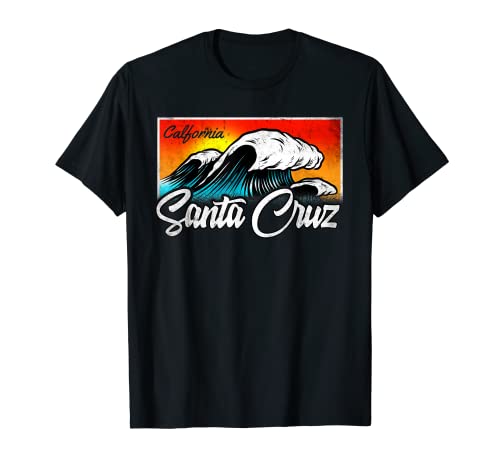 Santa Cruz California vintage retro Camiseta