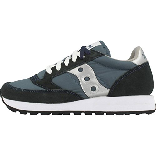 Saucony Jazz Original-W, Zapatillas Mujer, Azul (Navy/Silver), 38 EU