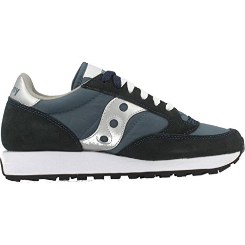 Saucony Jazz Original-W, Zapatillas Mujer, Azul (Navy/Silver), 38 EU