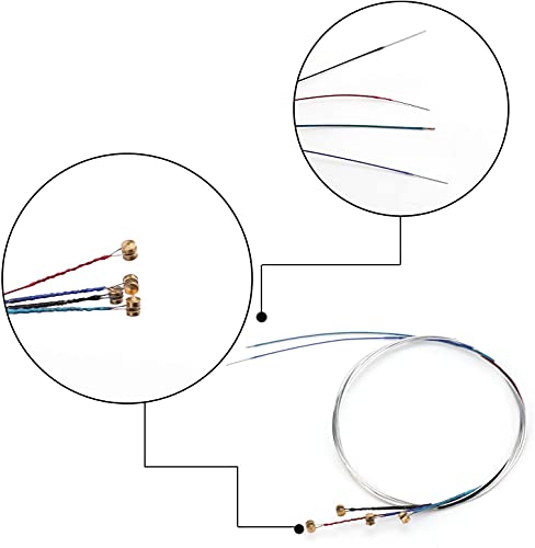 SAVITA Juego Universal De Cuerdas De Violín 4/4 Cuerda Plateada Clásica (GDAE) Núcleo De Acero Con Cabeza Esférica Niquelada Para Instrumentos De Violín