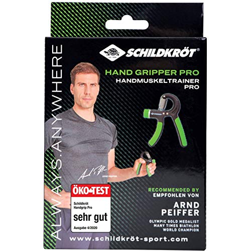 Schildkröt Fitness Entrenador de Músculos de Mano Hand Trainer Pro, Dureza Ajustable, en un Blister, 960122