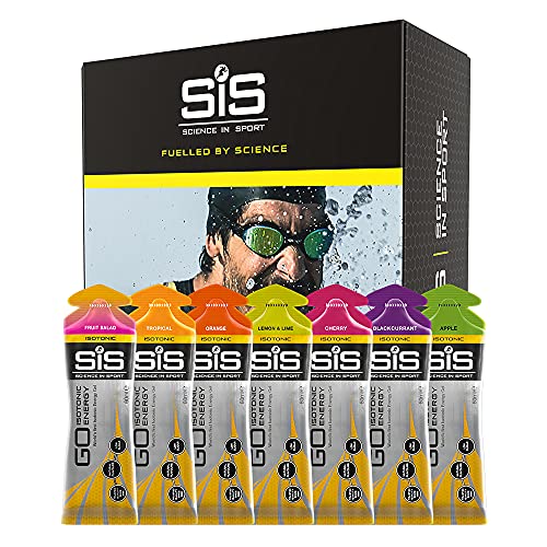 Science in Sport Gel GO Energía Isotónica | Sabor Mixto | No necesita agua | Rico en Carbohidratos | Vegano | Paquete de 15 x 60 ml