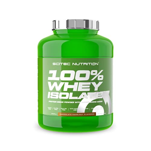 Scitec Nutrition 100% Whey Isolate con L-glutamina adicional, 2 kg, Chocolate-Avellana