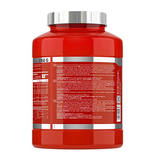 Scitec Nutrition 100% Whey Protein Professional, Con aminoácidos clave y enzimas digestivas adicionales, sin gluten, 2.35 kg, Coco