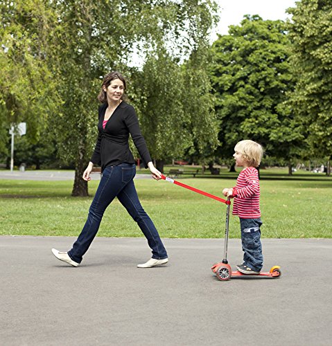 Scoot And Pull® Correa de transporte para patinete, arrastrar el patinete deslizando o transportarlo al hombro