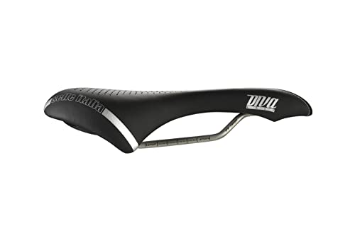 Selle Italia - Sillìn Bicicleta de Carretera Diva Gel Superflow, Rail TI 316 Tubo Ø7, Sillìn Road Gran Turismo Fibra-tek, Comfort Gel, Amortiguador (L3)