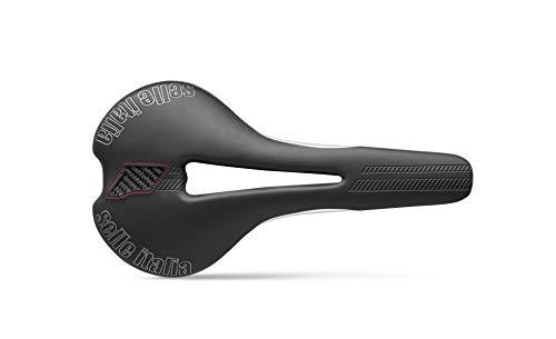 Selle Italia - Sillìn Bicicleta de Carretera FLITE TM Flow, Rail Manganese Tubo Ø7, Sillìn Road Perfomance Duro-tek, Comfort