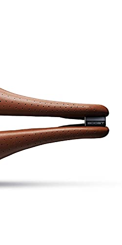 Selle Italia - Sillìn Bicicleta de Carretera Novus Boost Gravel Heritage Superflow, Rail TI 316 Tubo Ø7, Sillìn Corto Road Perfomance Fibra-tek Ligero, Comfort, Amortiguador (L3)