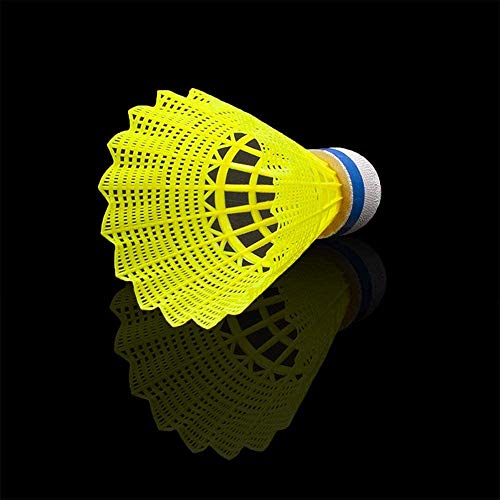 Senston Estabilidad Volantes de Bádminton 12 pcs Indoor Outdoor Entrenamiento Pluma de Nylon