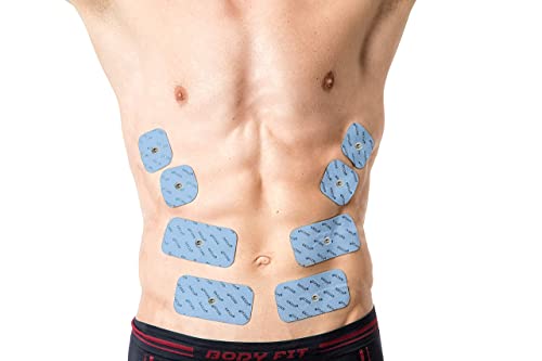 Set de 12 electrodos mixtos de axion | Compatible con VITALCONTROL y Beurer | Perfecto para su electroestimulador TENS y EMS con conexión botón de 3,5 mm