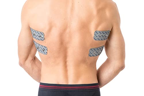 Set de 20 Electrodos axion | Son compatibles con COMPEX | Almohadillas para su aparato TENS y EMS | Set de parches mixtos para su electroestimulador/electroestimulación