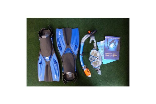  – Set para buceo y esnórquel (Tallas 38 – 41 azul/negro by Crivit Beach