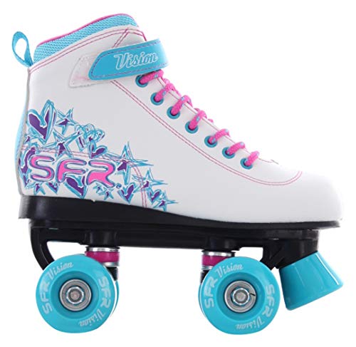 SFR Vision Ii Patines, Unisex Niños, Blanco (White/Blue), 39.5 EU