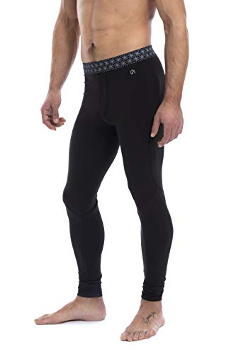 Shambhala Barcelona Athleta Legging-Flower of Life/Malla Deportiva, Mujer, Negro, Medium