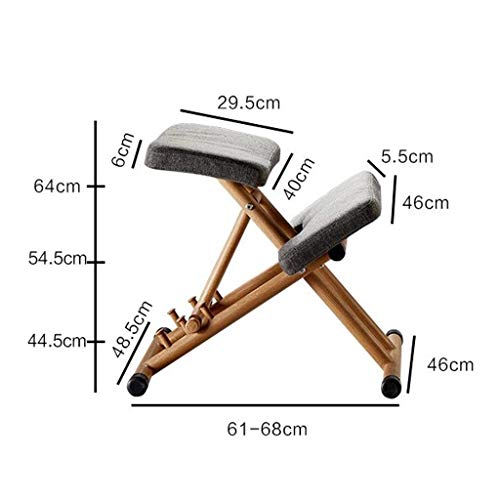 SHANCL Taburete para la Rodilla Ergonómica Ajustable Heces Silla Rodillas Ayuda A Reducir El Dolor Lumbar, Mejorar Postur