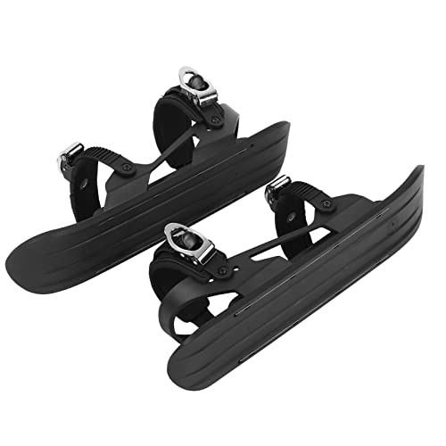 Shanrya Zapato del Monopatín de la Nieve, Mini Patines del Esquí Ajustables para el Invierno