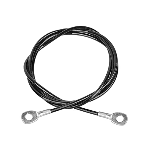 Sharplace Cable de polea de Fitness, Accesorios de máquina de Cable de Repuesto, Accesorios de polea de Cable Cuerda de Alambre de Acero Resistente para - Sin Bola Negra 2m