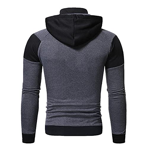 Sheey Chandal Hombre Completo Chandals Hombre Conjunto de Ropa Costura Cremallera Chándal Hombre Completo Deportivo Pantalones Abrigo Chaqueta Jersey para Primavera Otoño Invierno Trabajo