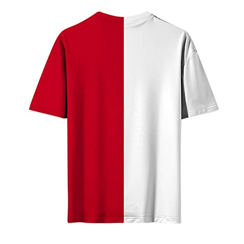 Sheey Verano Conjunto Chandal Hombre Completo Chándal de Futbol Camisas Shirt Manga Corta Camiseta, Fitness Tallas Grandes Playa Deportivas Conjunto Deportivo Hombre Gym Trabajo