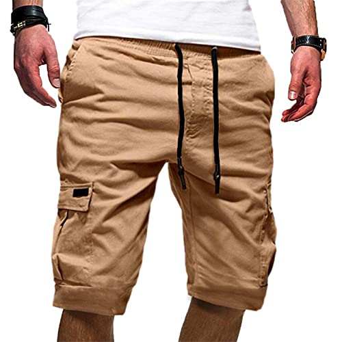 ShFhhwrl Pantalones Cortos Deportivos De Verano Sueltos para Correr Pantalones Cortos Militares De Carga para Hombre, Pantalones