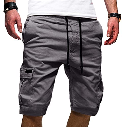 ShFhhwrl Pantalones Cortos Deportivos De Verano Sueltos para Correr Pantalones Cortos Militares De Carga para Hombre, Pantalones