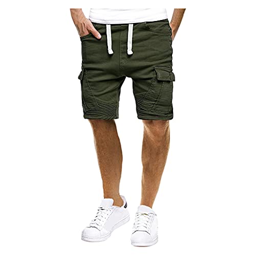 ShFhhwrl Shorts cómodos y Transpirables Pantalones Cortos de Hombre Nuevos Pantalones Cortos Militares para Hombre, Pantalones Cortos