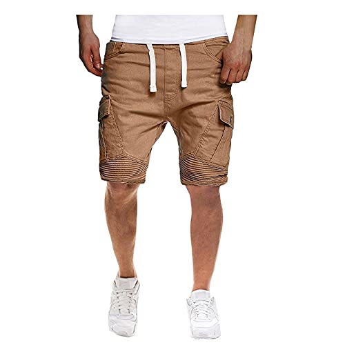 ShFhhwrl Shorts cómodos y Transpirables Pantalones Cortos de Hombre Nuevos Pantalones Cortos Militares para Hombre, Pantalones Cortos