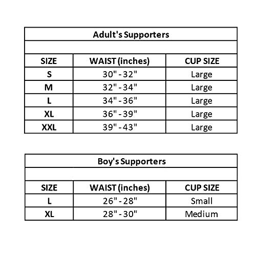 Shock Doctor Tiefschutz Core Supporter Bioflex Cup - Material de entrenamiento para hockey sobre hielo, copa L/Adulto , color blanco, talla: M