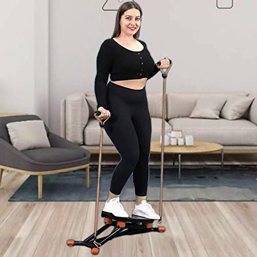 Simulador de Esquí Sliding Plataforma Fitness Plataforma con simulación de esquí, Stepper Máquina de Entrenamiento Completo