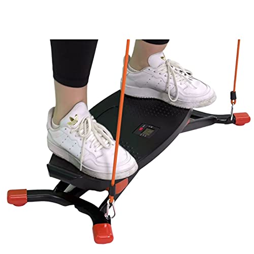 Simulador de Esquí Sliding Plataforma Fitness Plataforma con simulación de esquí, Stepper Máquina de Entrenamiento Completo