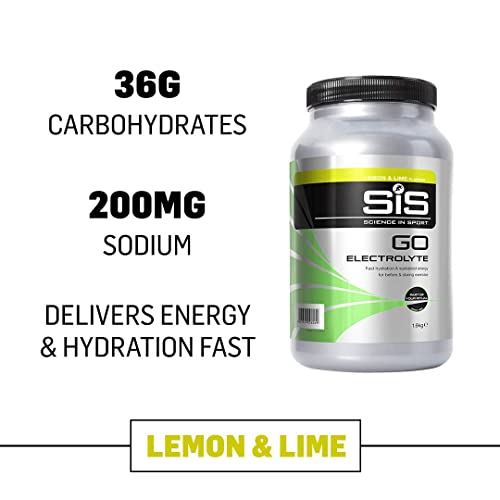 SiS - Go Electro Bebida Energética en Polvo Lima Limón , 1.6 kg