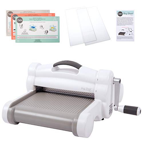 Sizzix Big Shot Plus Machine Only 660020 Máquina de troquelado manual y repujado para artes y manualidades, álbumes de recortes y tarjetas, apertura de 21 cm