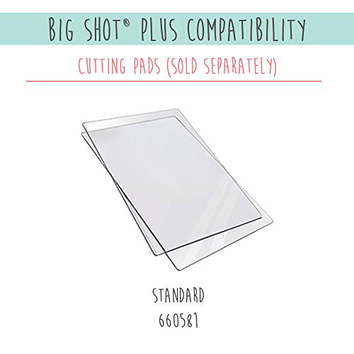 Sizzix Big Shot Plus Machine Only 660020 Máquina de troquelado manual y repujado para artes y manualidades, álbumes de recortes y tarjetas, apertura de 21 cm